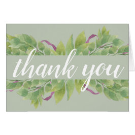 Paarse en groene Waterverf Leidt tot dank