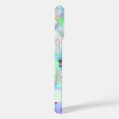 Paarse en groene Waterverf Spletters verf Case-Mate iPhone Case (Achterkant / Rechts)