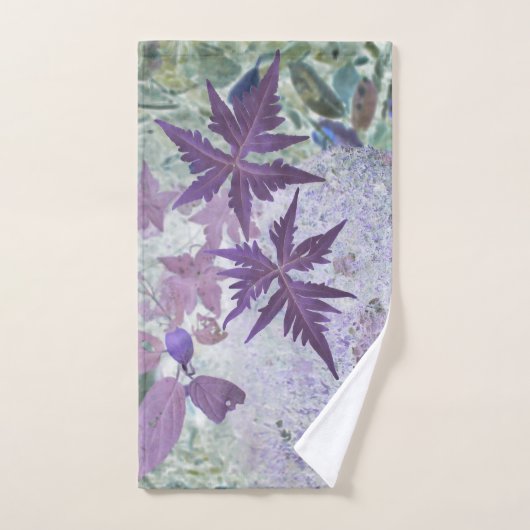 Paarse en heide pasteltint bad handdoek (Handdoek)