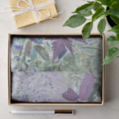 Paarse en heide pasteltint tissuepapier (Geschenk)