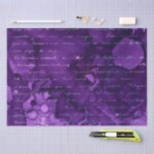 Paarse en Iridescent Glitter Mermaid Letters Tissuepapier (Craft)