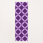 Paarse en lavendel Abstracte oefening Yogamat (Voorkant)