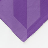 Paarse en Lavendel Houndstooth Fleece Deken (Hoek)