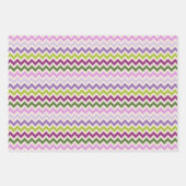 PAARSE EN LAVENDER EASTER KROSSEN WATERVERF STROOM INPAKPAPIER VEL (Voorkant 3)