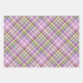 PAARSE EN LAVENDER EASTER KROSSEN WATERVERF STROOM INPAKPAPIER VEL (Voorkant 3)