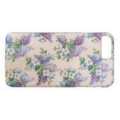 Paarse en Lavender Lilacs over  behangpapier Case-Mate iPhone Case (Achterkant (Horizontaal))