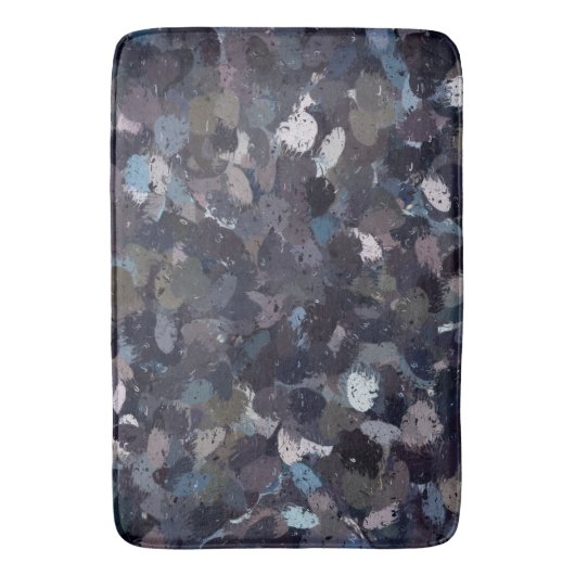 Paarse en lavender Paint Splatter Badmat (Voorkant Verticaal)