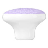 Paarse en Lila geometrische diamanten badkamer Keramische Knop (Zijkant)