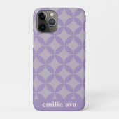 Paarse en Lila middeleeuwen Moderne Case-Mate iPhone Case (Achterkant)