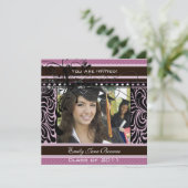 Paarse en Lila Senior Afbeeldingen Klasse van Kaart (Staand voorkant)