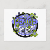 Paarse en Limoen vrede Briefkaart (Voorkant)