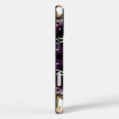 Paarse en Magenta Kosmisch Kaleidoscoop Patroon Case-Mate iPhone Case (Achterkant / Rechts)
