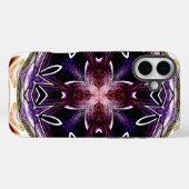 Paarse en Magenta Kosmisch Kaleidoscoop Patroon Case-Mate iPhone Case (Achterkant (horizontaal))