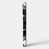 Paarse en Magenta Kosmisch Kaleidoscoop Patroon Case-Mate iPhone Case (Achterkant / Links)
