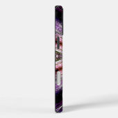 Paarse en Magenta Kosmische Bloem Kaleidoscoop Case-Mate iPhone Case (Achterkant / Rechts)