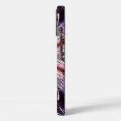 Paarse en Magenta Kosmische Bloem Kaleidoscoop Case-Mate iPhone Case (Achterkant / Links)