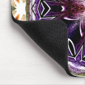 Paarse en magenta kosmische caleidoscoop muismat (Hoek)