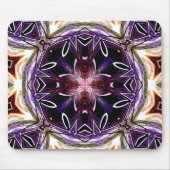 Paarse en magenta kosmische caleidoscoop muismat (Voorkant)