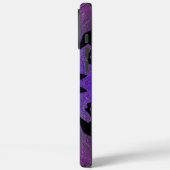 Paarse en Magenta Symmetrisch Patroon Case-Mate iPhone Case (Achterkant / Links)