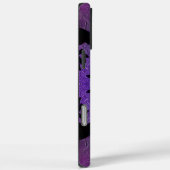 Paarse en Magenta Symmetrisch Patroon Case-Mate iPhone Case (Achterkant / Rechts)