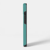 Paarse en Mint Color Block Telefoon Case iPhone Hoesje (Linkerkant)