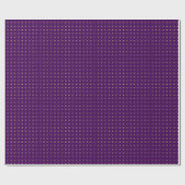 Paarse en multi-mini poka dots 02 cadeaupapier (Vlak)