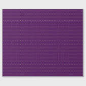 Paarse en multi-mini poka dots 04 cadeaupapier (Vlak)