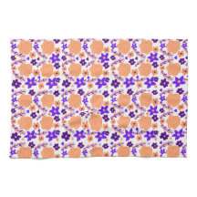 Paarse en Oranje bloemen