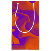 Paarse en Oranje golfpatronen