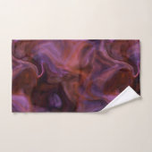 paarse en oranje Marmer abstract Bad Handdoek (Handdoek)
