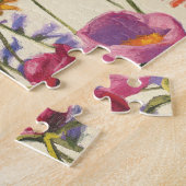 Paarse en Oranje papaver Melody Legpuzzel (Zijkant)