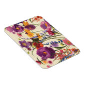 Paarse en Oranje papaver Melody Magneet (Rechterzijde)