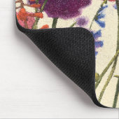 Paarse en Oranje papaver Melody Muismat (Hoek)