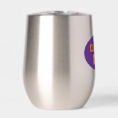 Paarse en Oranje Schoolkleuren Klassenjaar (Voorkant)