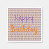 Paarse en Oranje Servet (Voorkant)