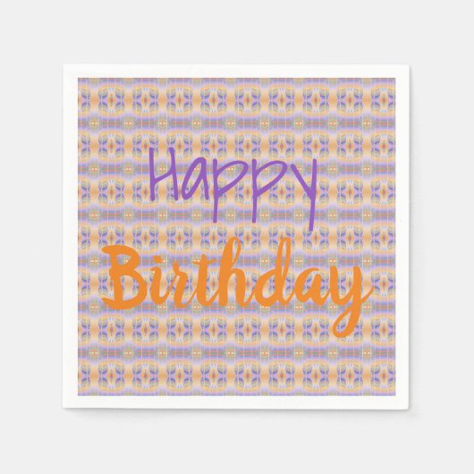 Paarse en Oranje Servet (Voorkant)