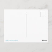 Paarse en Oranje Wetenschappelijke Dankjewel  Briefkaart (Achterkant)