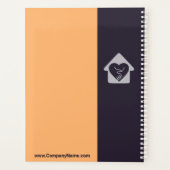 Paarse en Oranje zorgplanner Planner (Achterkant)