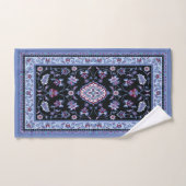 Paarse en Periwinkle Perzische Paisley Bad Handdoek (Handdoek)