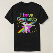 PAARSE EN PINK IK HOOP VAN GYMNASTIEK T-SHIRT (Design voorkant)