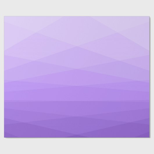 Paarse en polygonale lavendel cadeaupapier (Vlak)