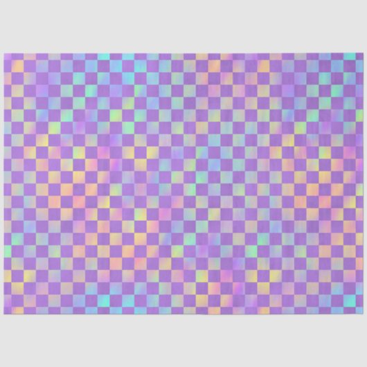 Paarse en Regenbogen Serie Ontwerp 11 Tissuepapier (Voorkant)