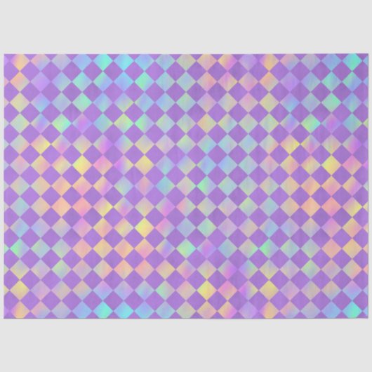 Paarse en Regenbogen Serie Ontwerp 12 Tissuepapier (Voorkant)