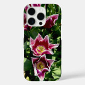 Paarse en rode puntige tulpen mobiele telefoonhoes Case-Mate iPhone case (Achterkant)