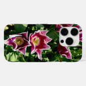 Paarse en rode puntige tulpen mobiele telefoonhoes Case-Mate iPhone case (Achterkant (horizontaal))