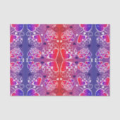 Paarse en rode roomkleurige rotsachtige kunsten tissuepapier (Voorkant)