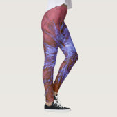 Paarse en rode schildpad leggings (Rechts)