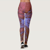 Paarse en rode schildpad leggings (Achterkant)