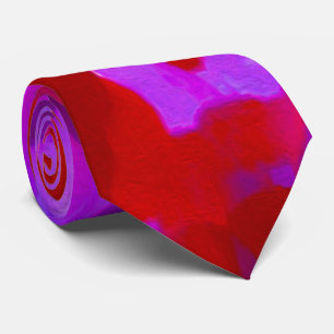  Paarse en rode tuin Phlox Flowers Stropdas