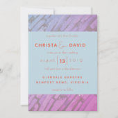 Paarse en rode uitnodigingen (Voorkant)